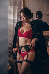 Pushing Plump (Red) - Bra