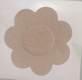 Reusable Nipple Cover Fabric Nude - Flower